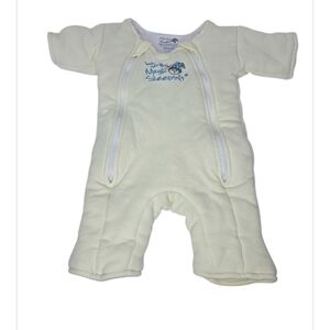 Baby Merlin's Magic Sleepsuit Size S 3-6 Months Yellow Gender Neutral
